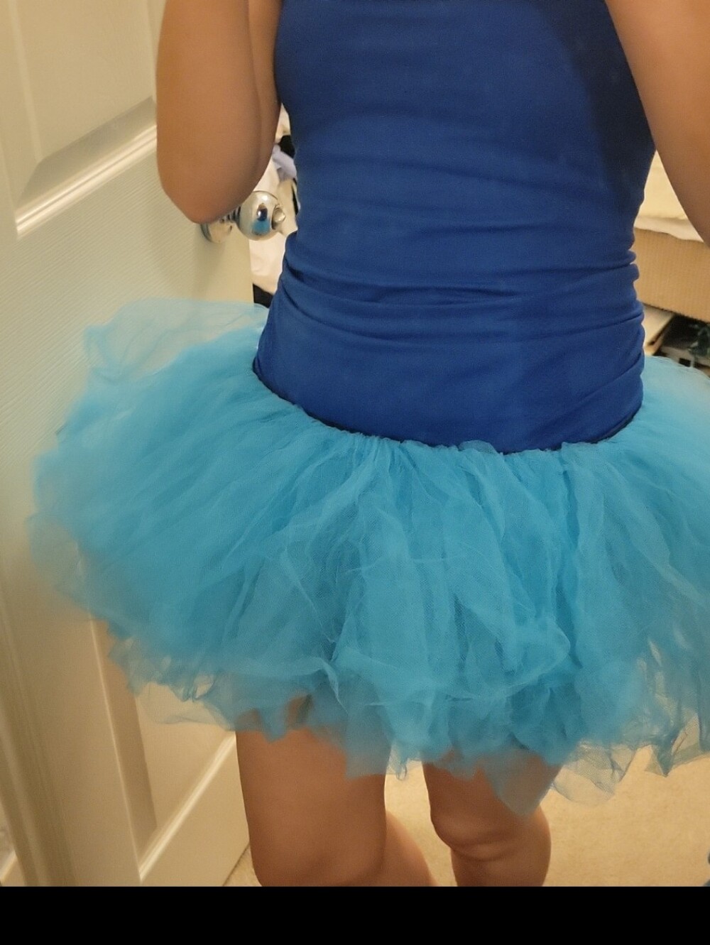 Blue Tulle Layered Ballet Tutu Skirt